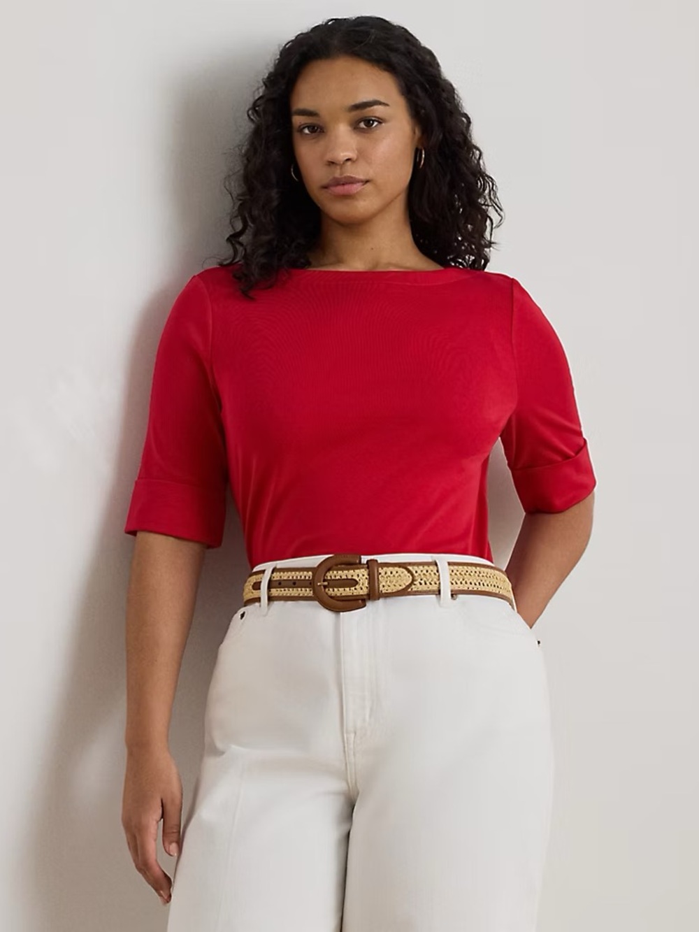 Ralph Lauren Pink Boatneck Tee